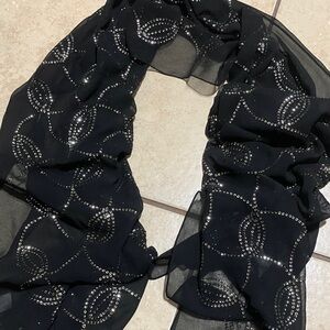 RSVP Black and Silver Scarf
